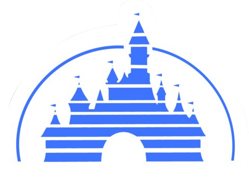 Disney castle logo sticker